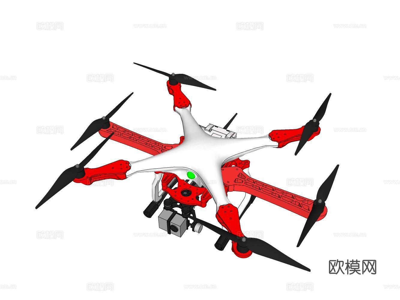 无人机su模型