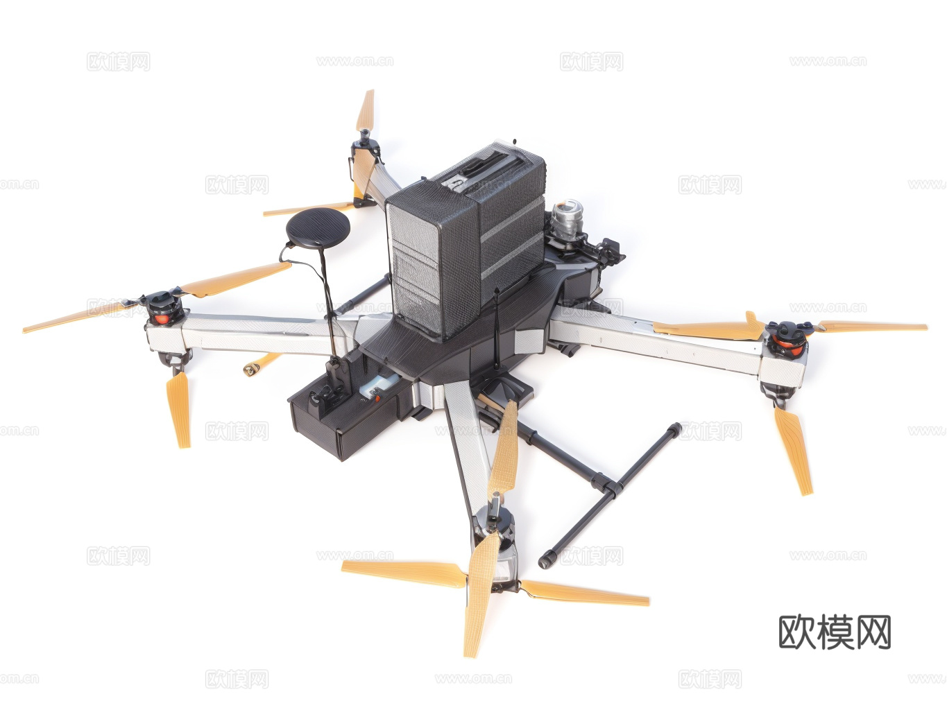 无人机su模型下载（渲染图1）