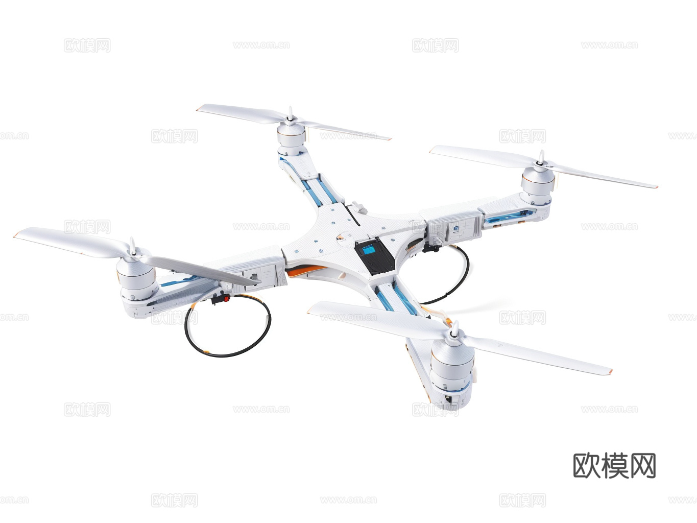 无人机su模型下载（渲染图1）