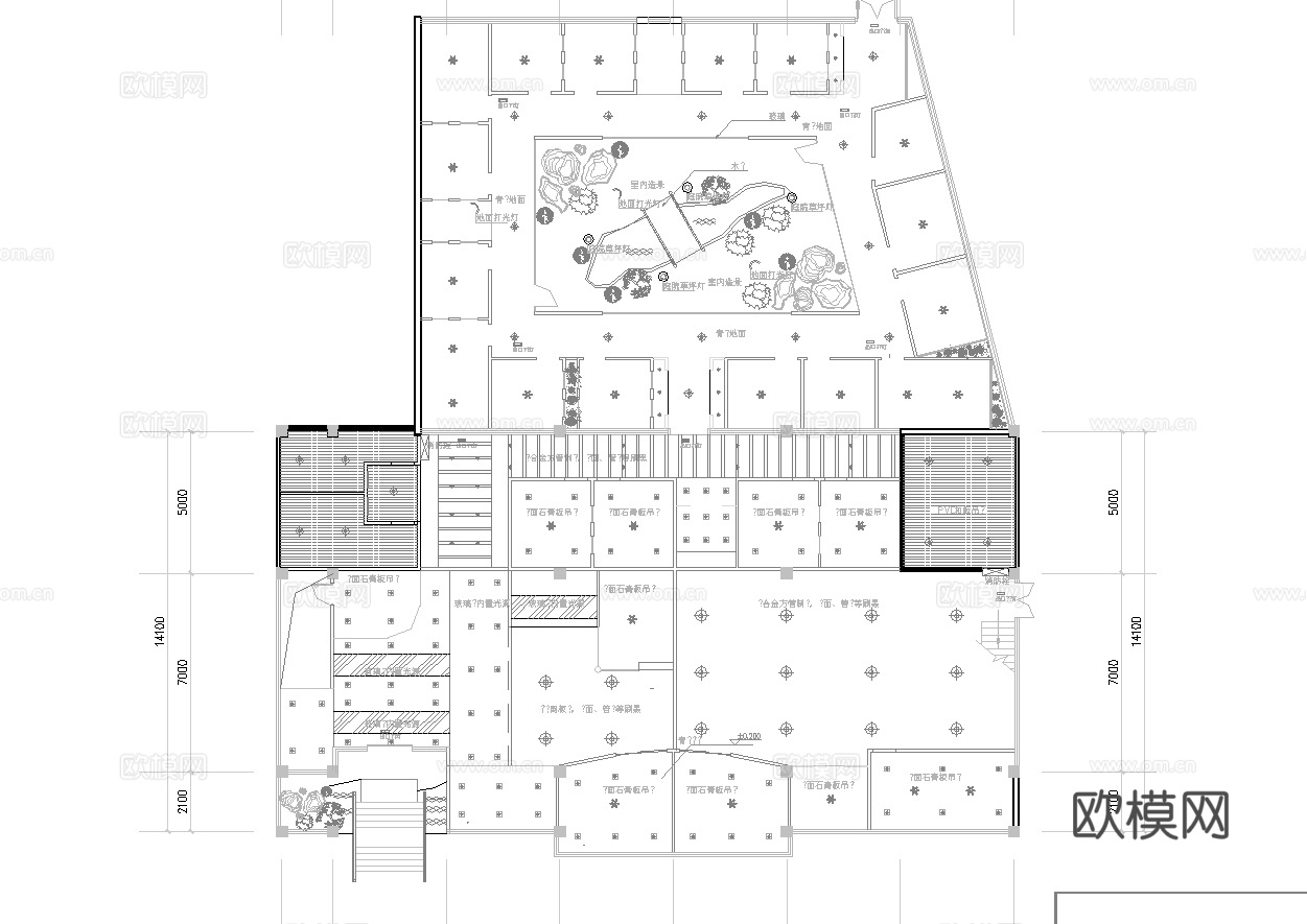 茶楼咖啡店 最新完整版施工图合集cad施工图