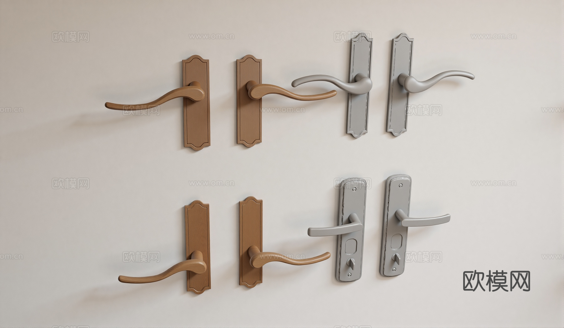 现代门把手su模型