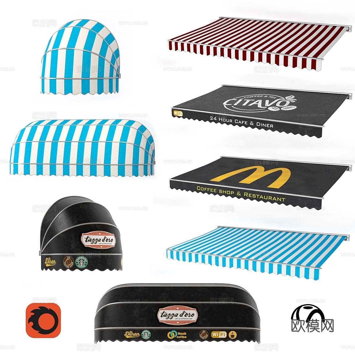 家具组合套装1113d模型下载