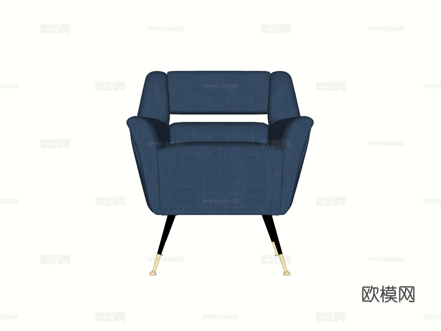 Minotti  意大利沙发  现代沙发 单人沙发 布艺沙发su模型