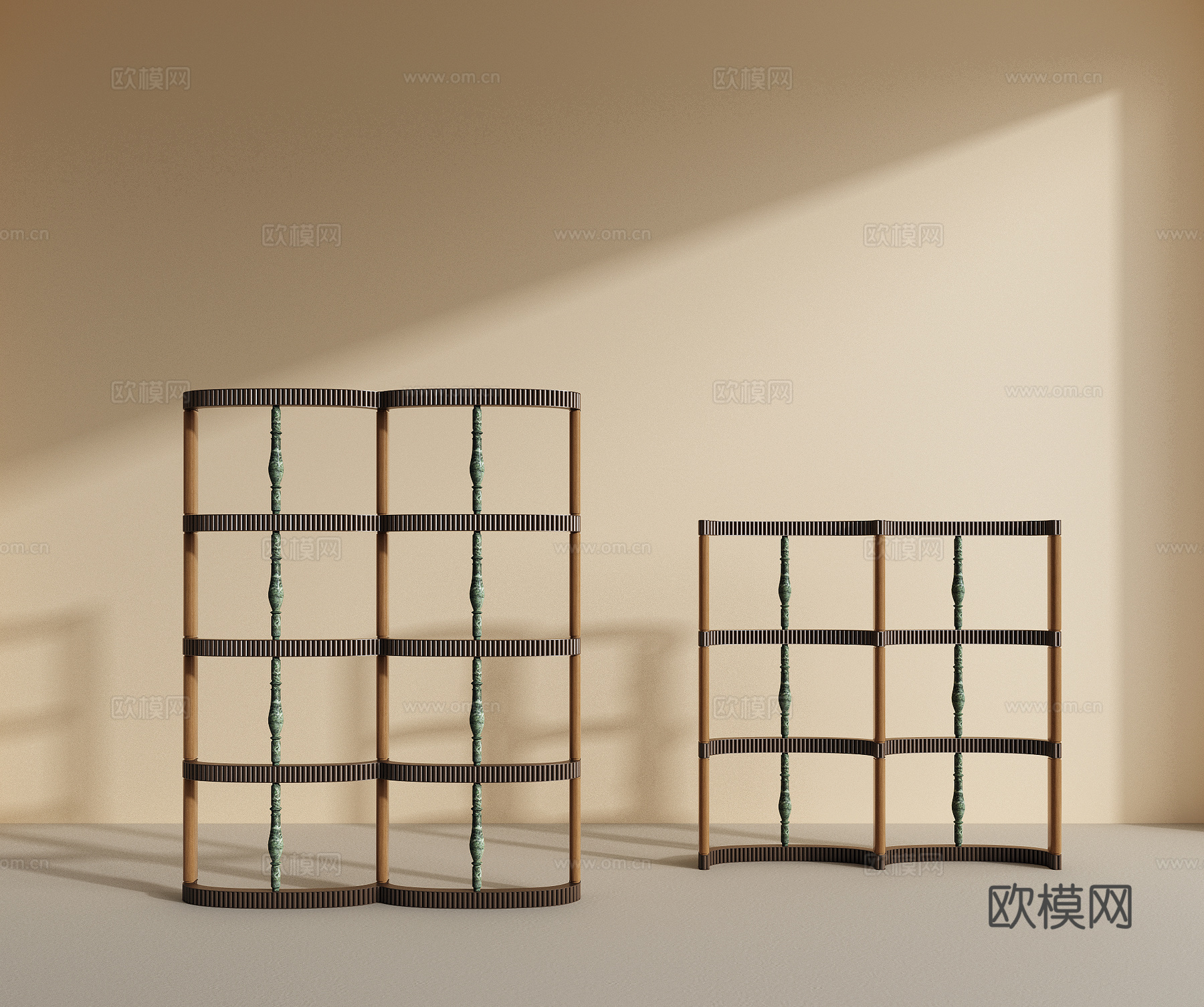 现代隔断 屏风 餐厅隔断 客厅隔断 复古隔断 玄关隔断3d模型下载