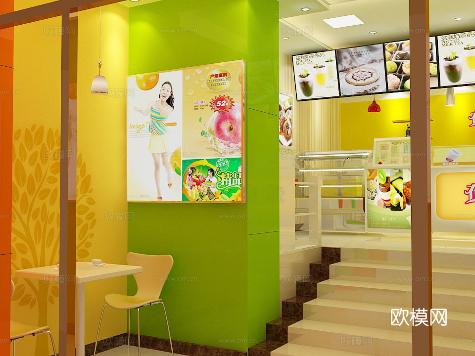 奶茶店 最新全套施工图合集cad施工图