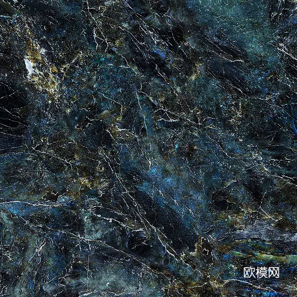 现代轻奢冷翡翠大理石奢石贴图