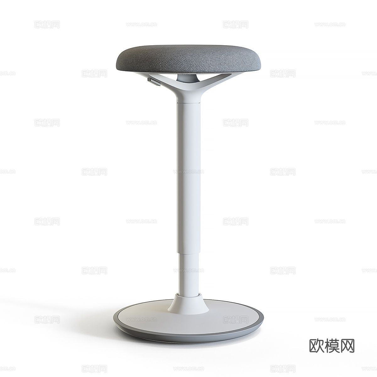 Fully Luna站立式办公凳3d模型下载