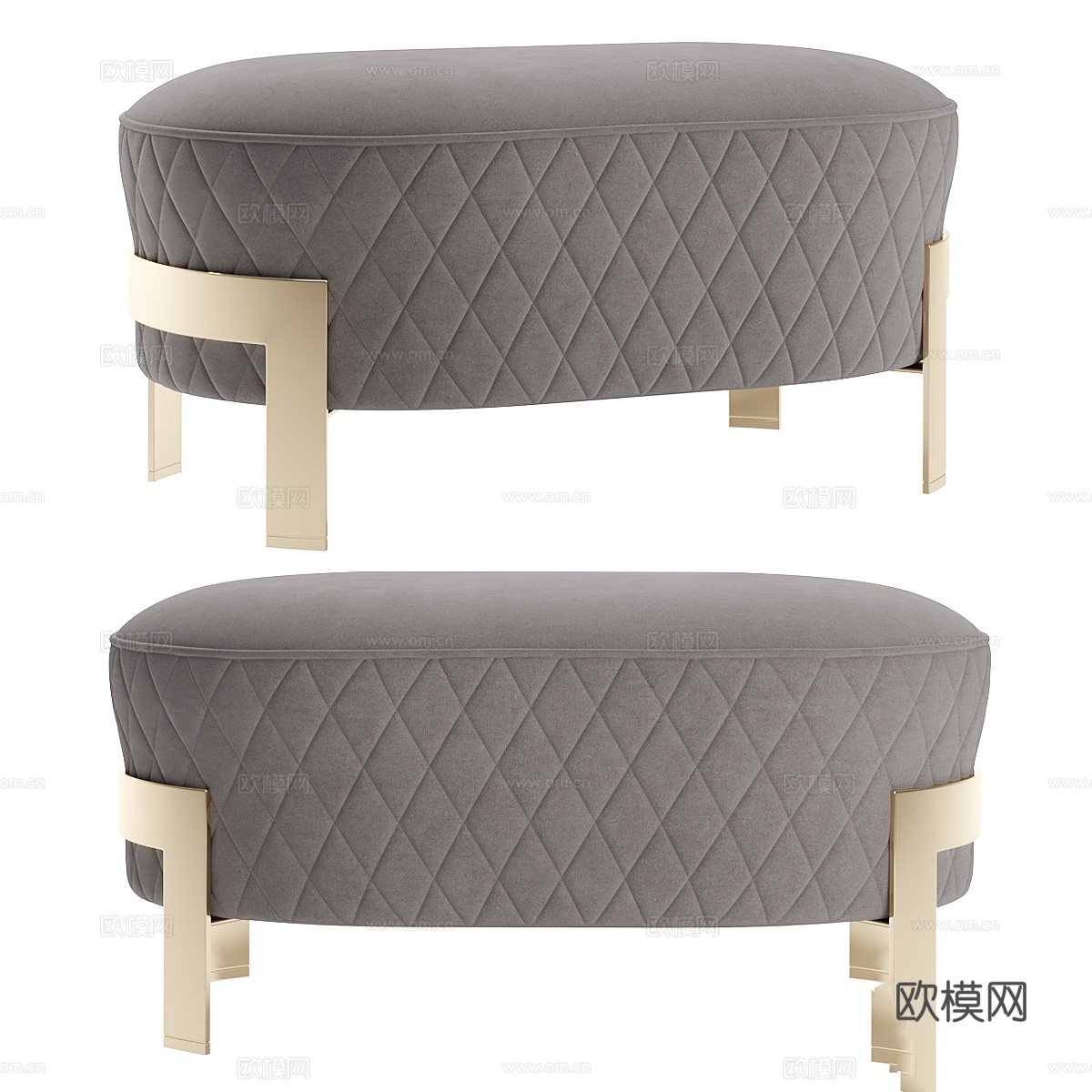 科斯莫金属腿脚凳23d模型下载