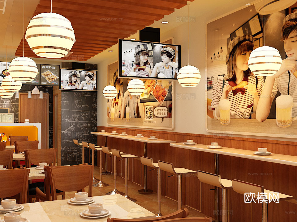 炸鸡店 最新全套施工图合集cad施工图