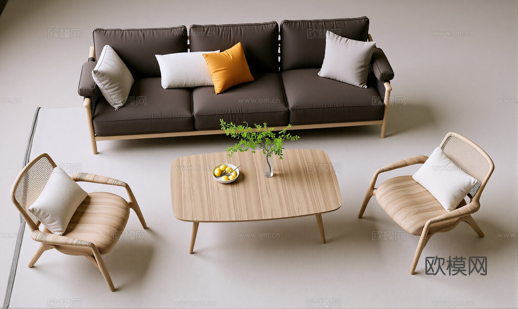 玻璃隔断屏风su模型