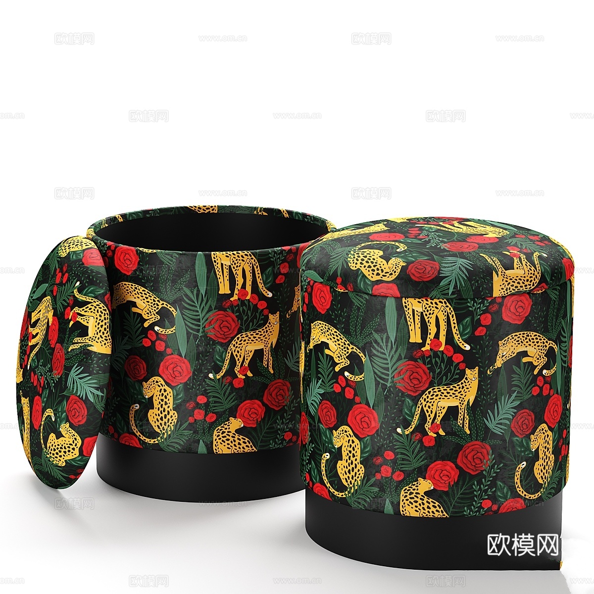 Pouf Loft concept Bright PUF P3d模型下载