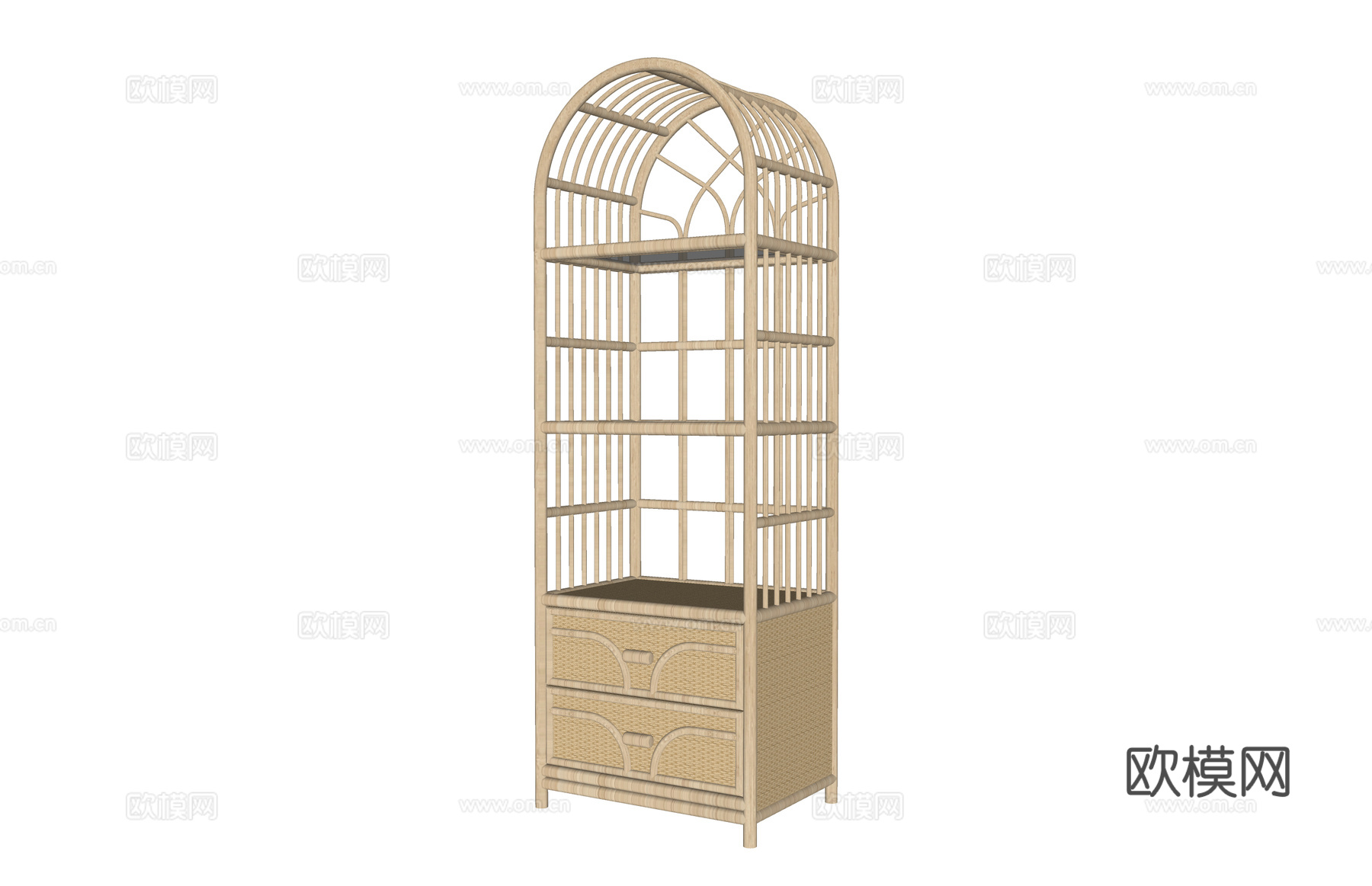 风格 藤编家具 桌子 原木家具 单体 编织 餐桌 茶桌 奶油su模型