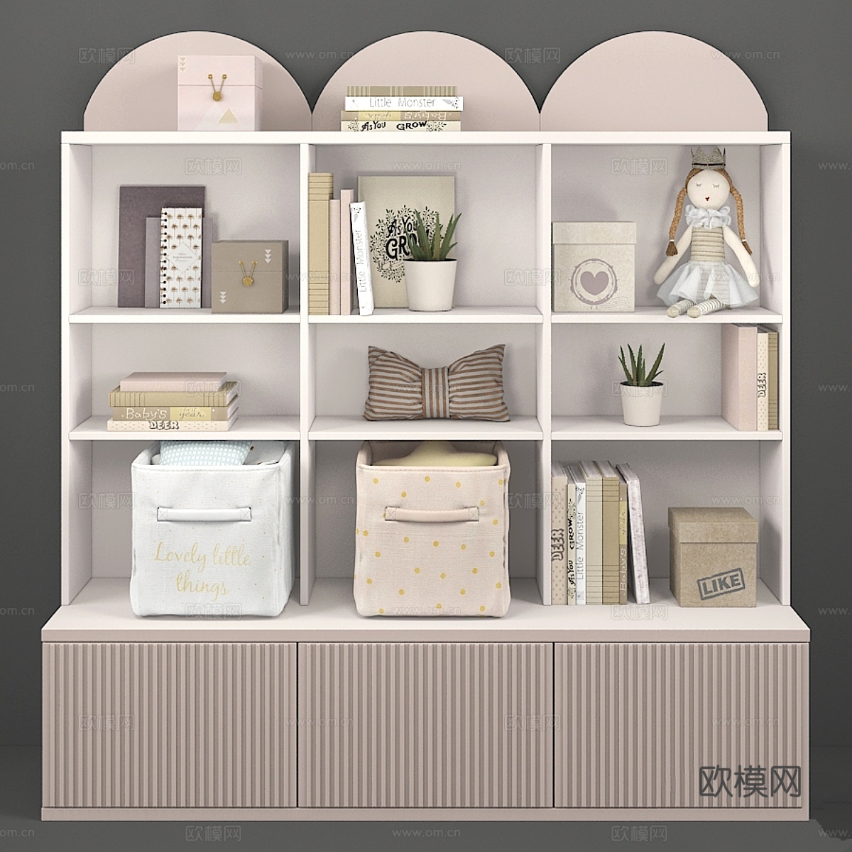 儿童家具定制 673d模型下载