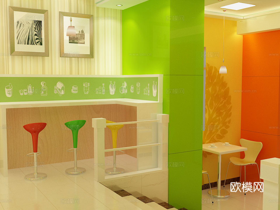 奶茶店 最新全套施工图合集cad施工图