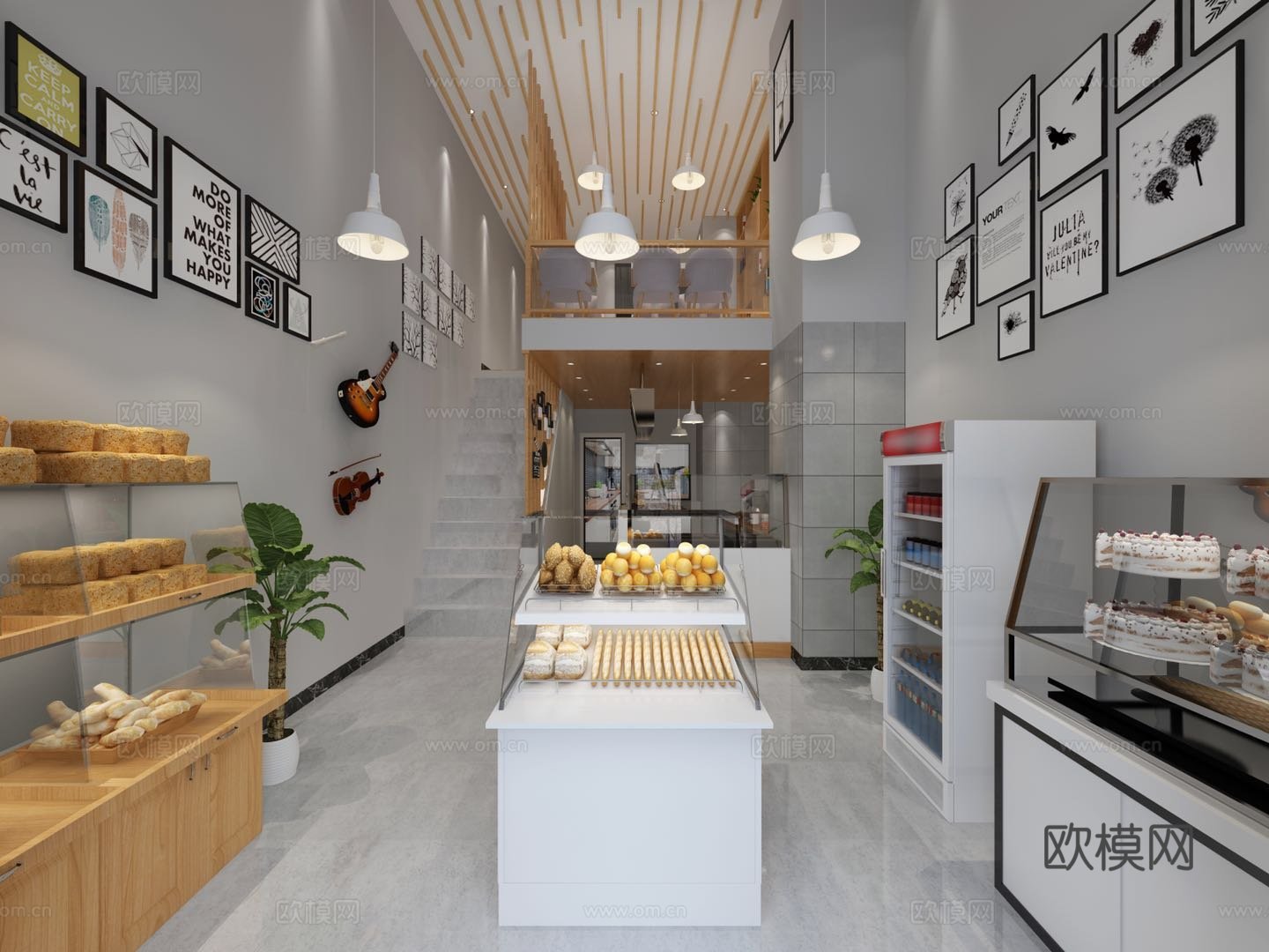 奶茶店 最新全套施工图合集cad施工图