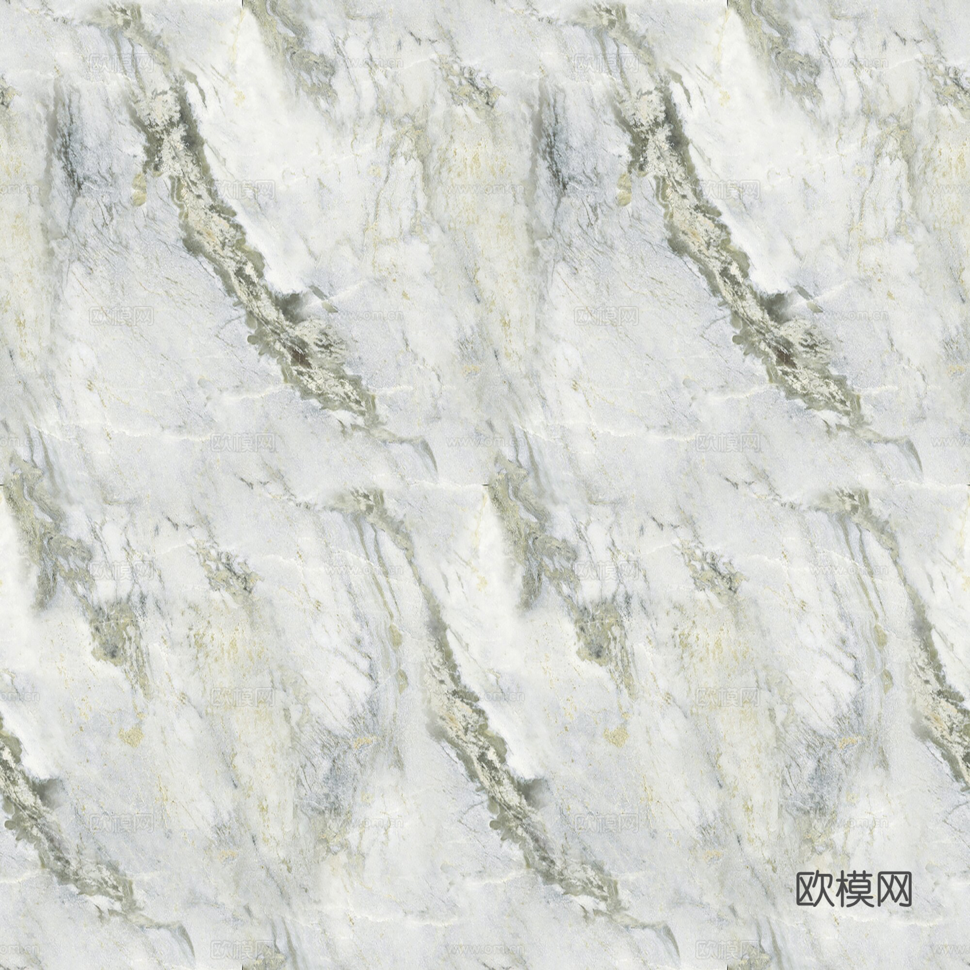 轻奢极简冷翡翠白绿花纹大理石 冷翡翠奢石贴图