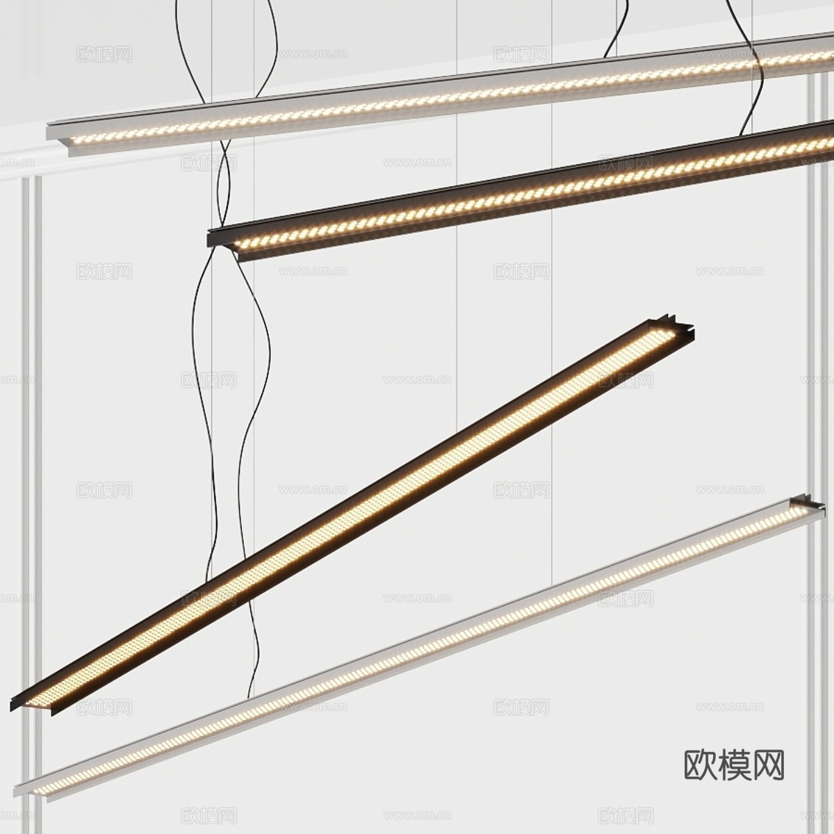 Le Deun 灯具 Atto 吊灯系列3d模型下载