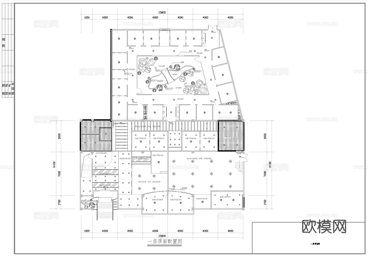 两层茶楼茶馆  最新全套施工图合集cad施工图