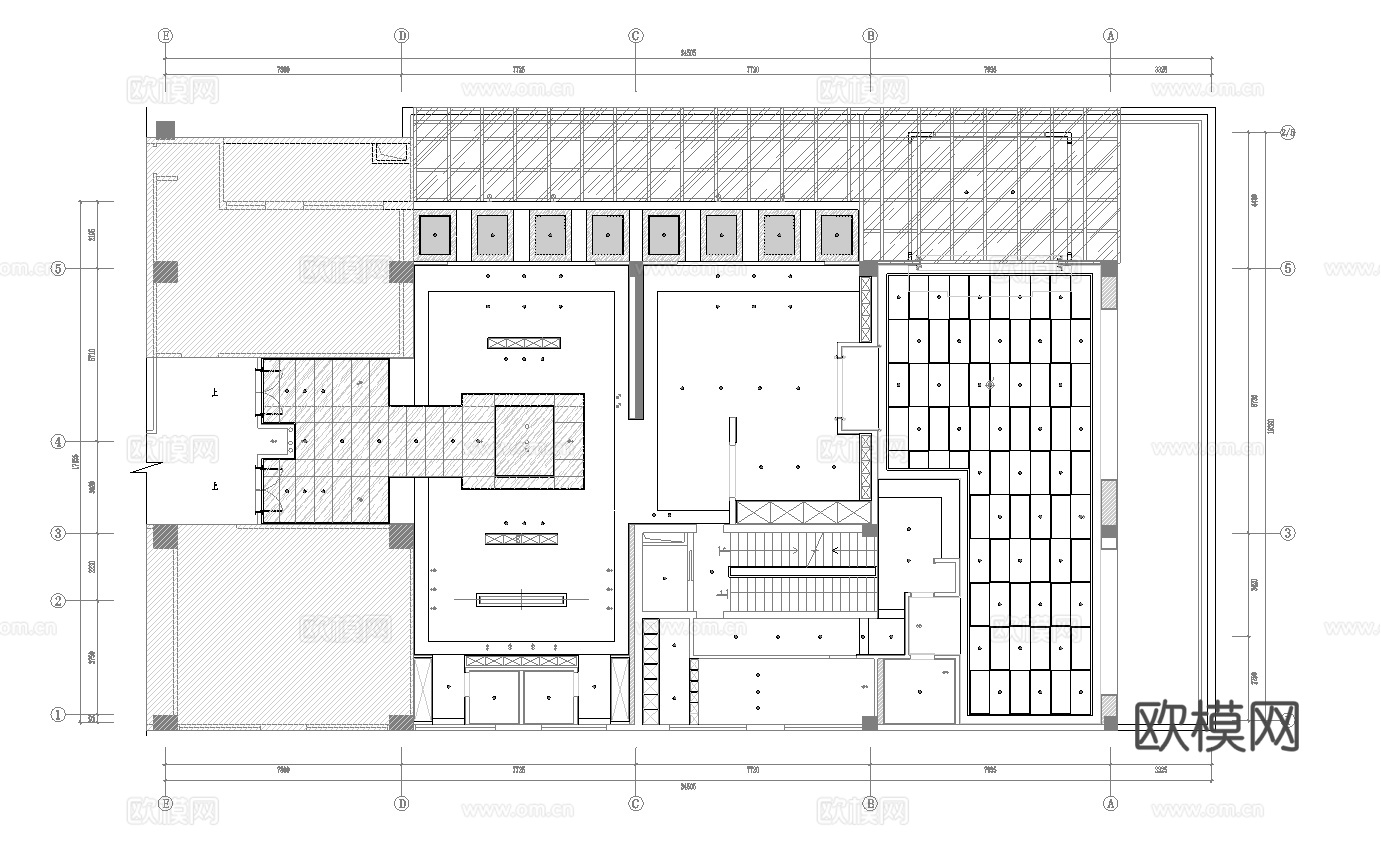 1000平茶楼茶馆  最新全套施工图合集cad施工图