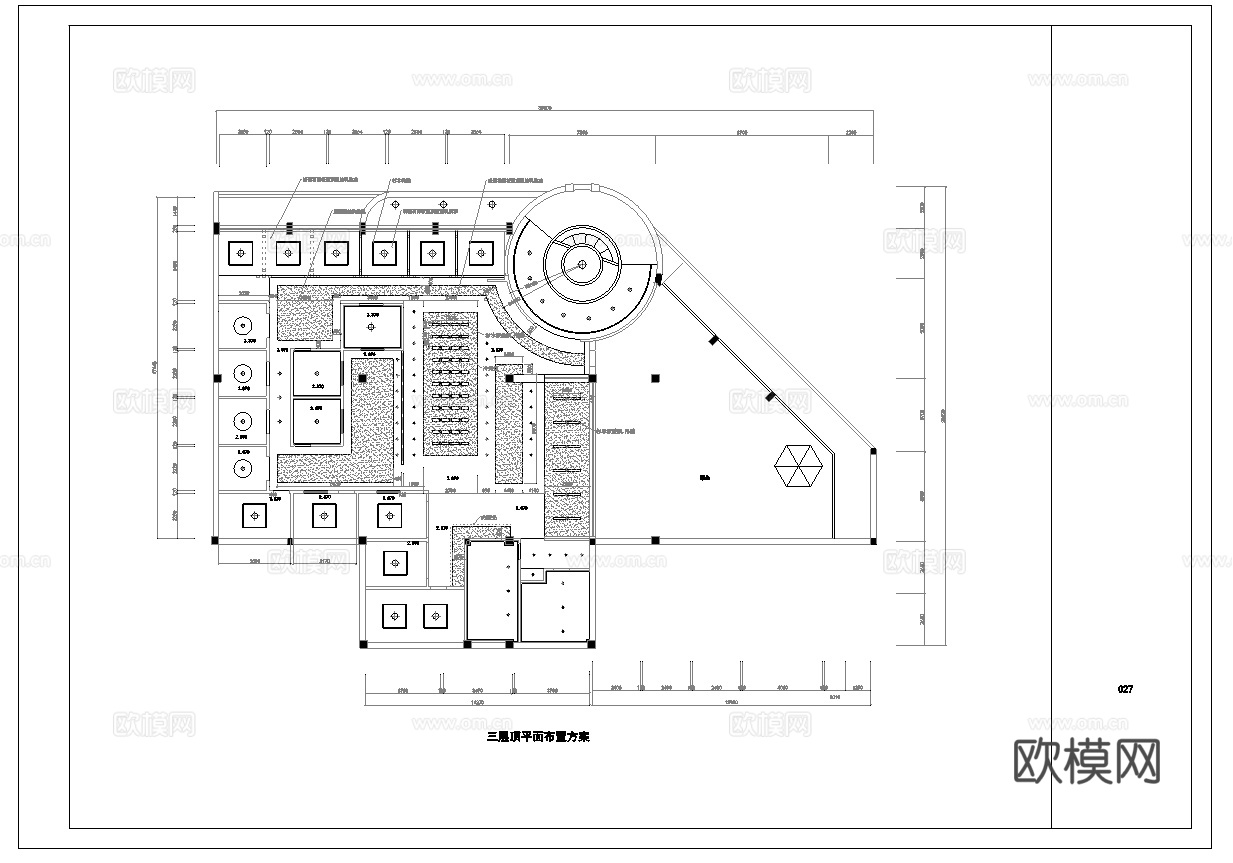 两层茶楼茶馆  最新全套施工图合集cad施工图