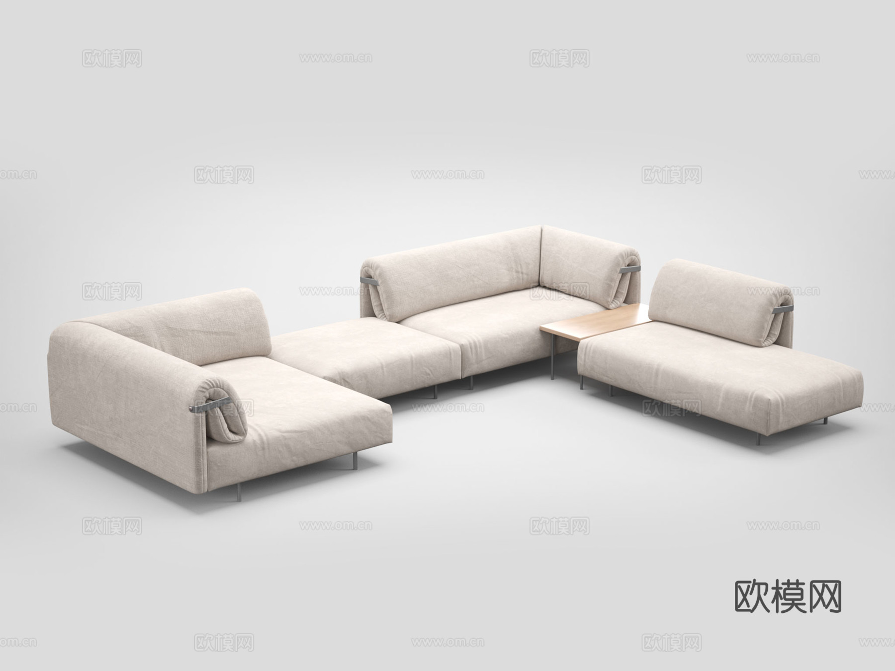 客厅沙发  意大利沙发  现代沙发 多人沙发  布艺沙发su模型