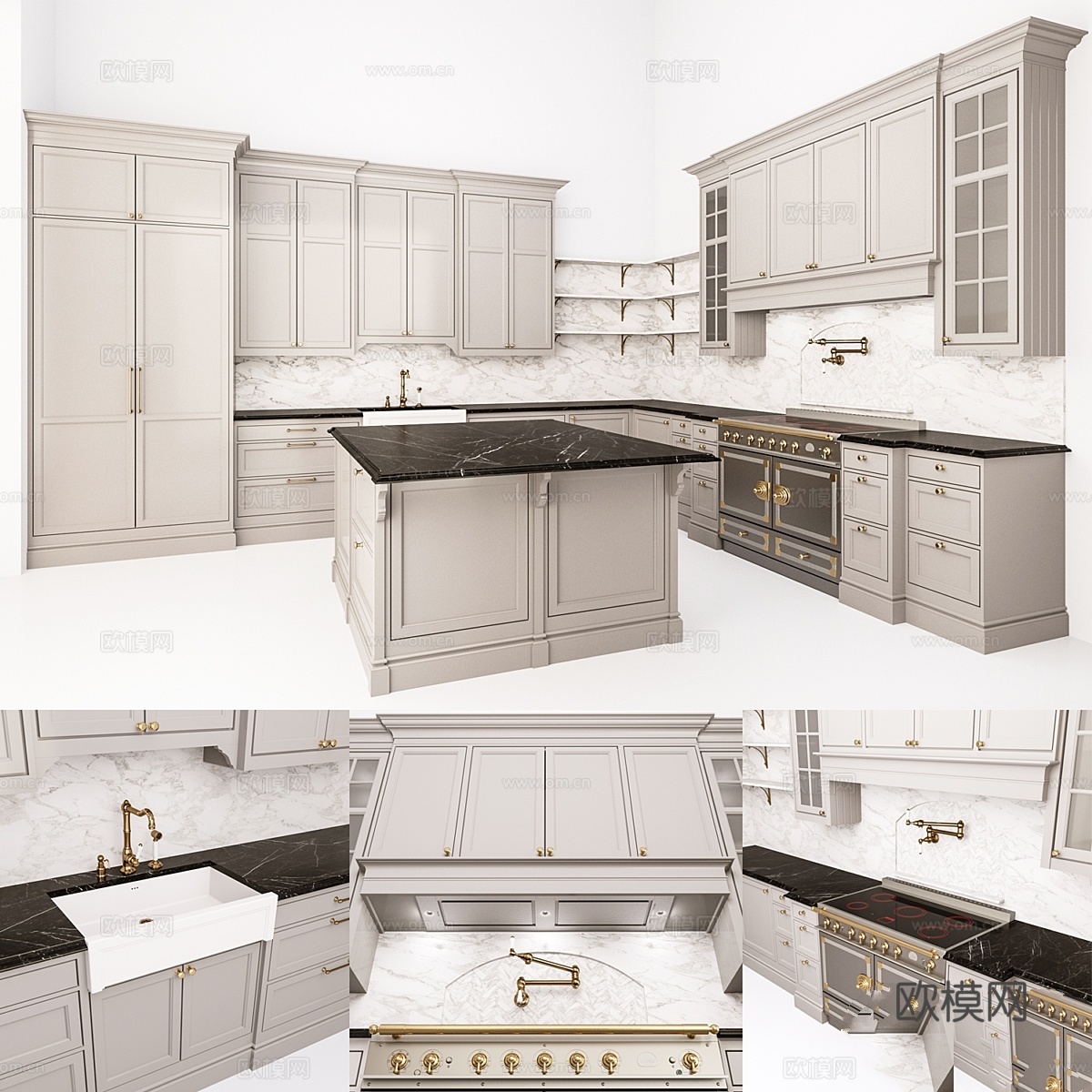 厨房_13d模型下载