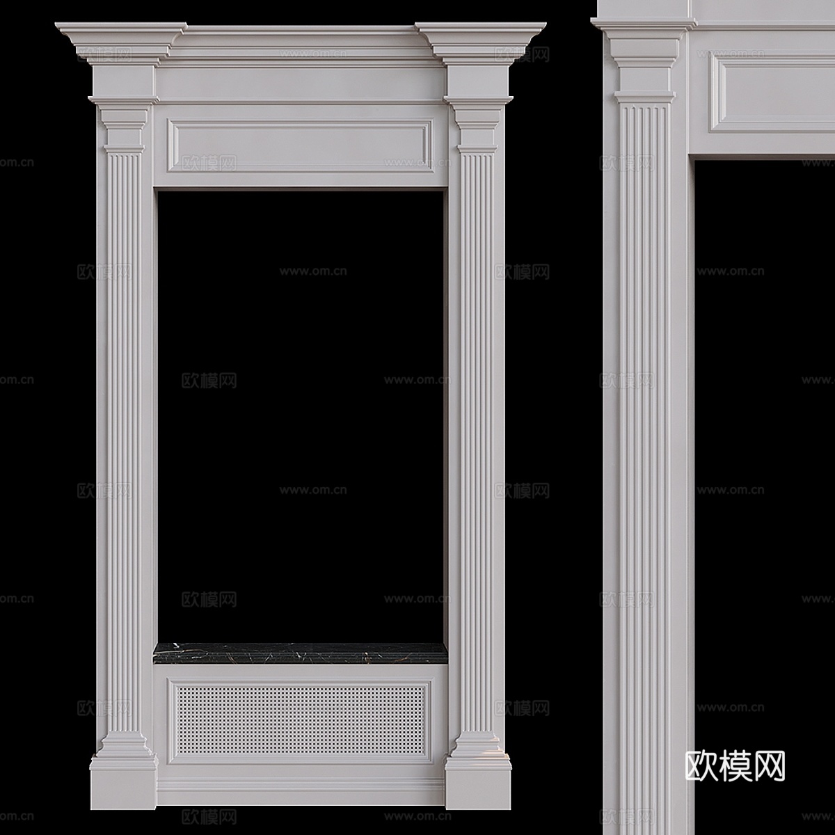 克莱夫·克里斯蒂安窗饰3d模型下载