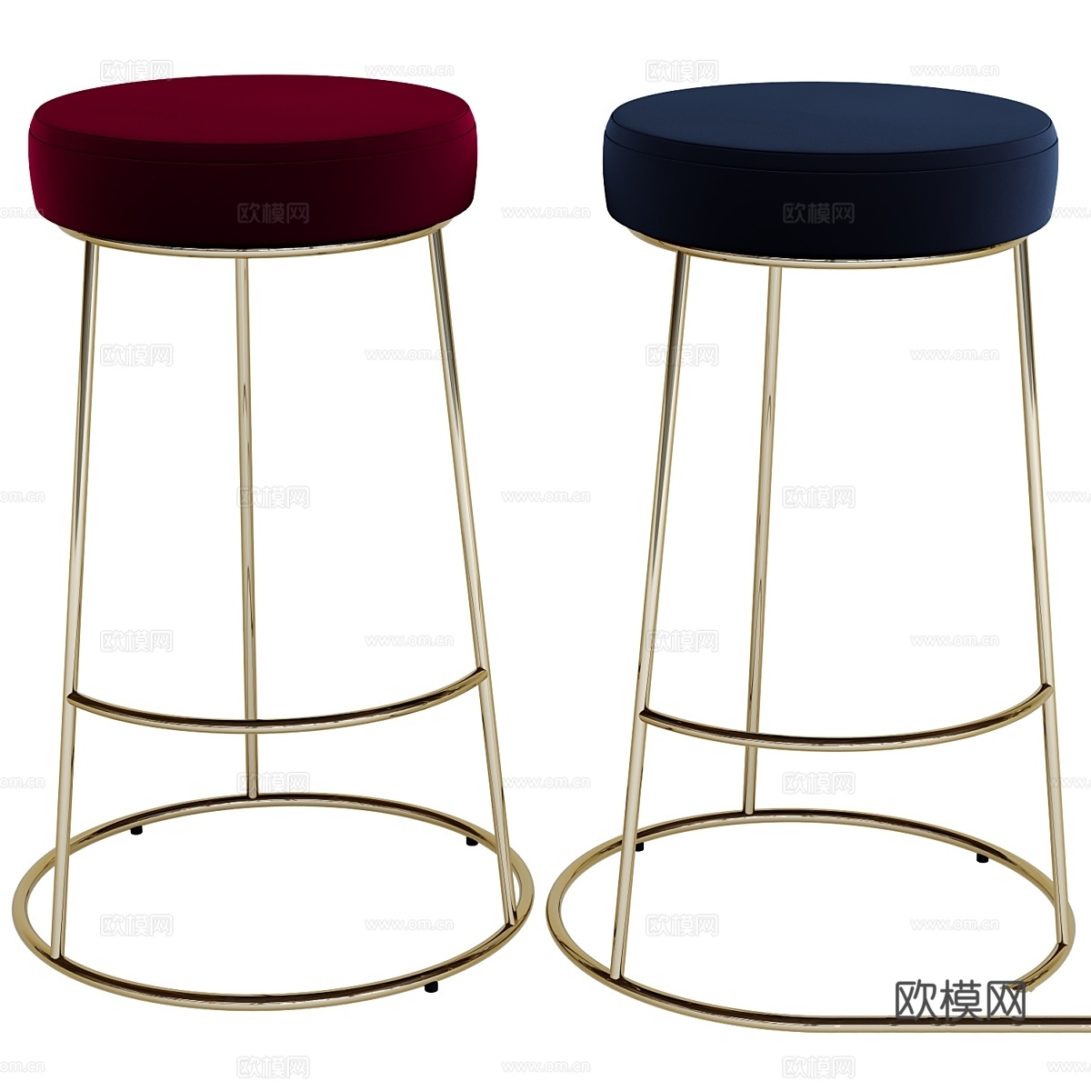 酒吧椅 Cazarina McLAIN3d模型下载