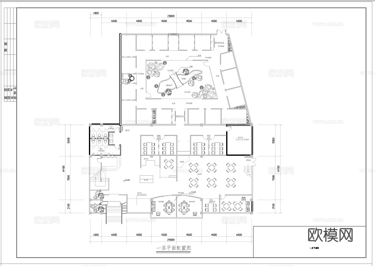 两层茶楼茶馆  最新全套施工图合集cad施工图