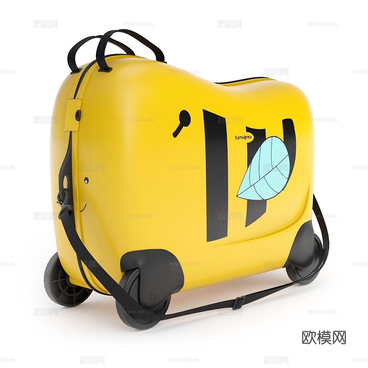 儿童行李箱 Samsonite3d模型下载