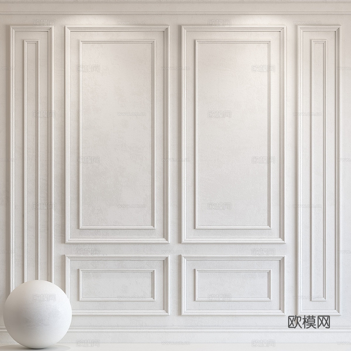 装饰灰泥带装饰线条 233d模型下载