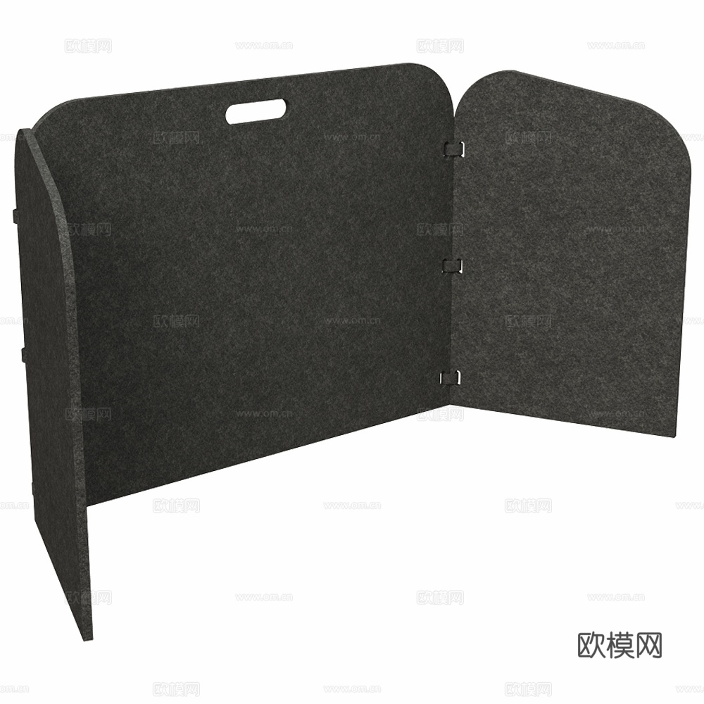 便携式声学面板 P-Office3d模型下载（渲染图1）