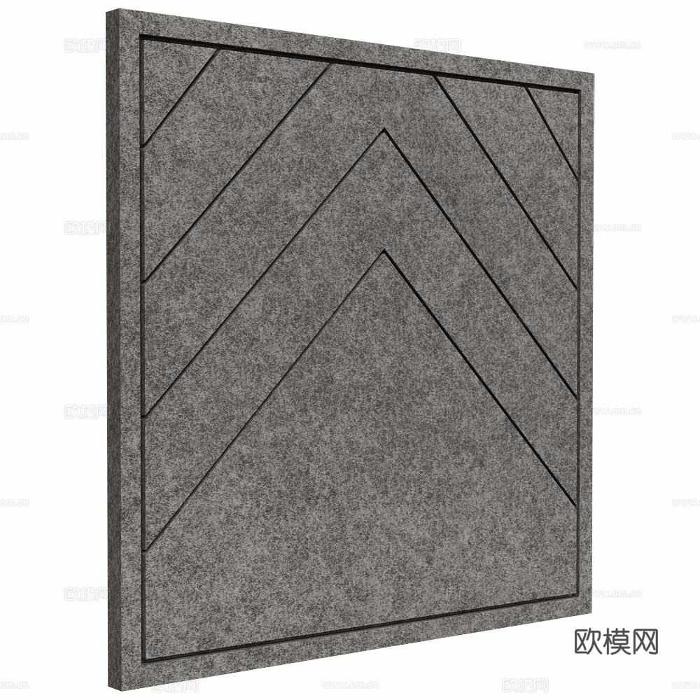 吸音板瓷砖 P223d模型