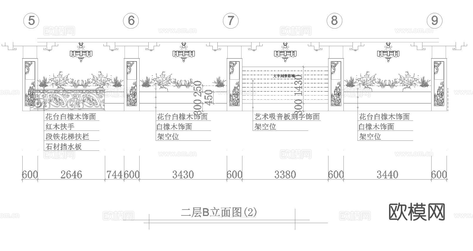 1500平酒楼餐厅 最新全套施工图合集cad施工图