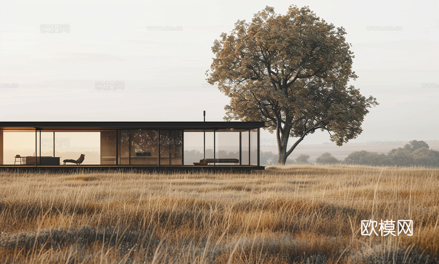 干净氛围农庄外景下载