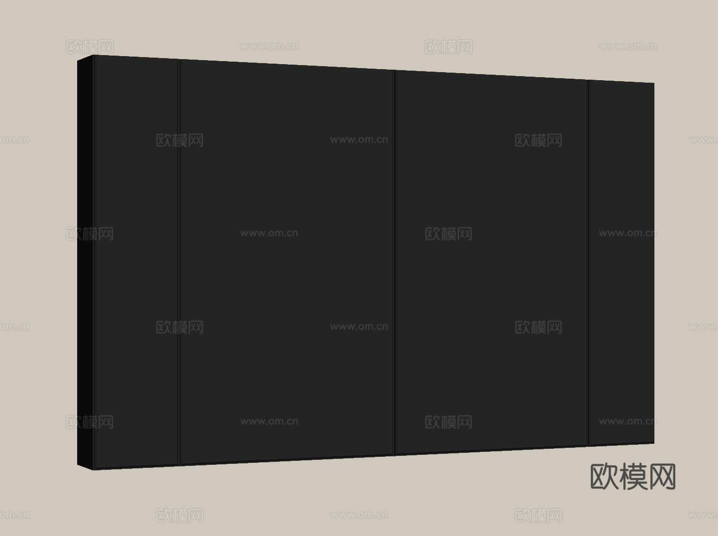 现代浴室镜su模型