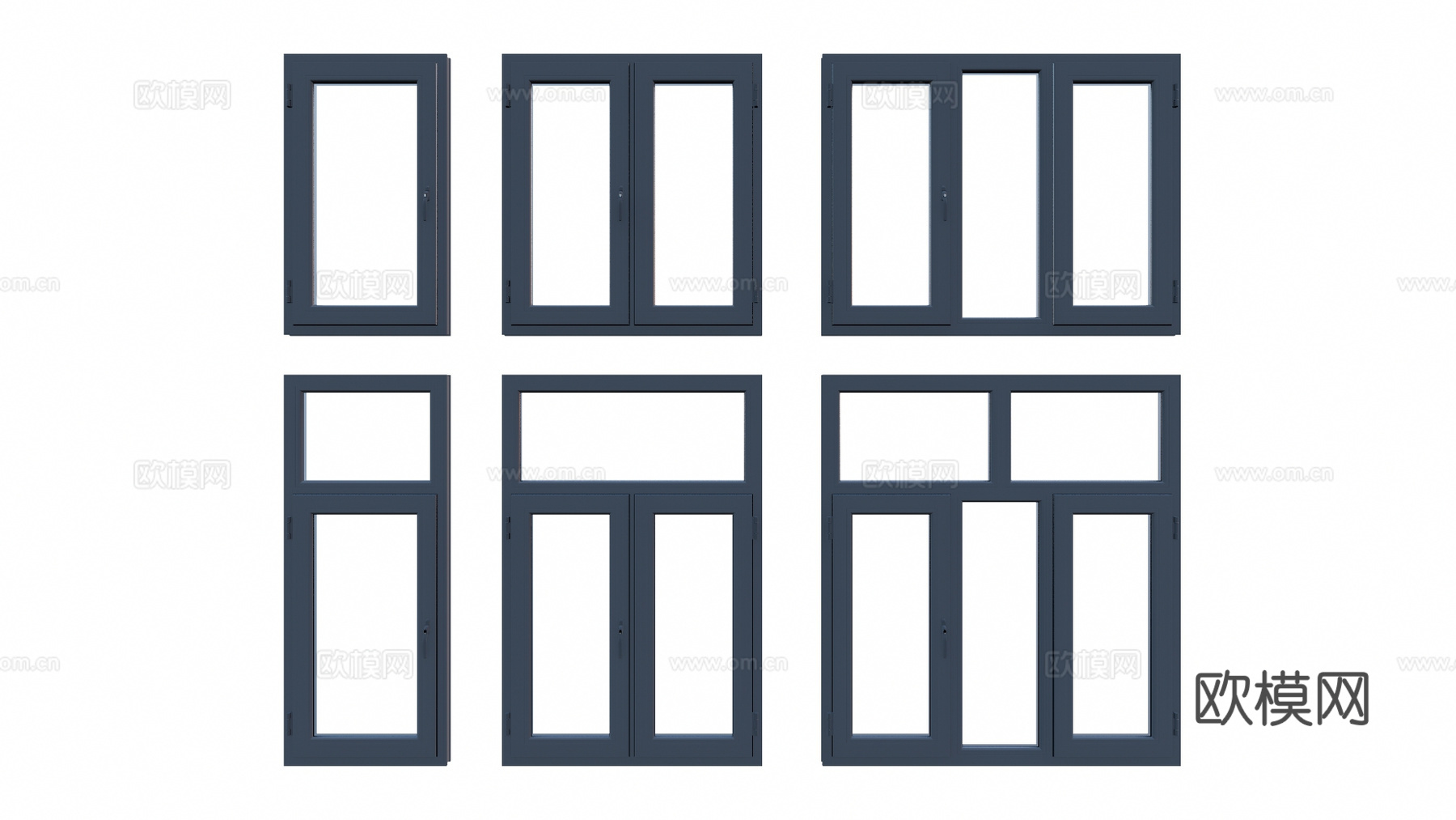 窗 客厅 卫生间 卧室 五金 推拉门 构件 家装 门su模型下载