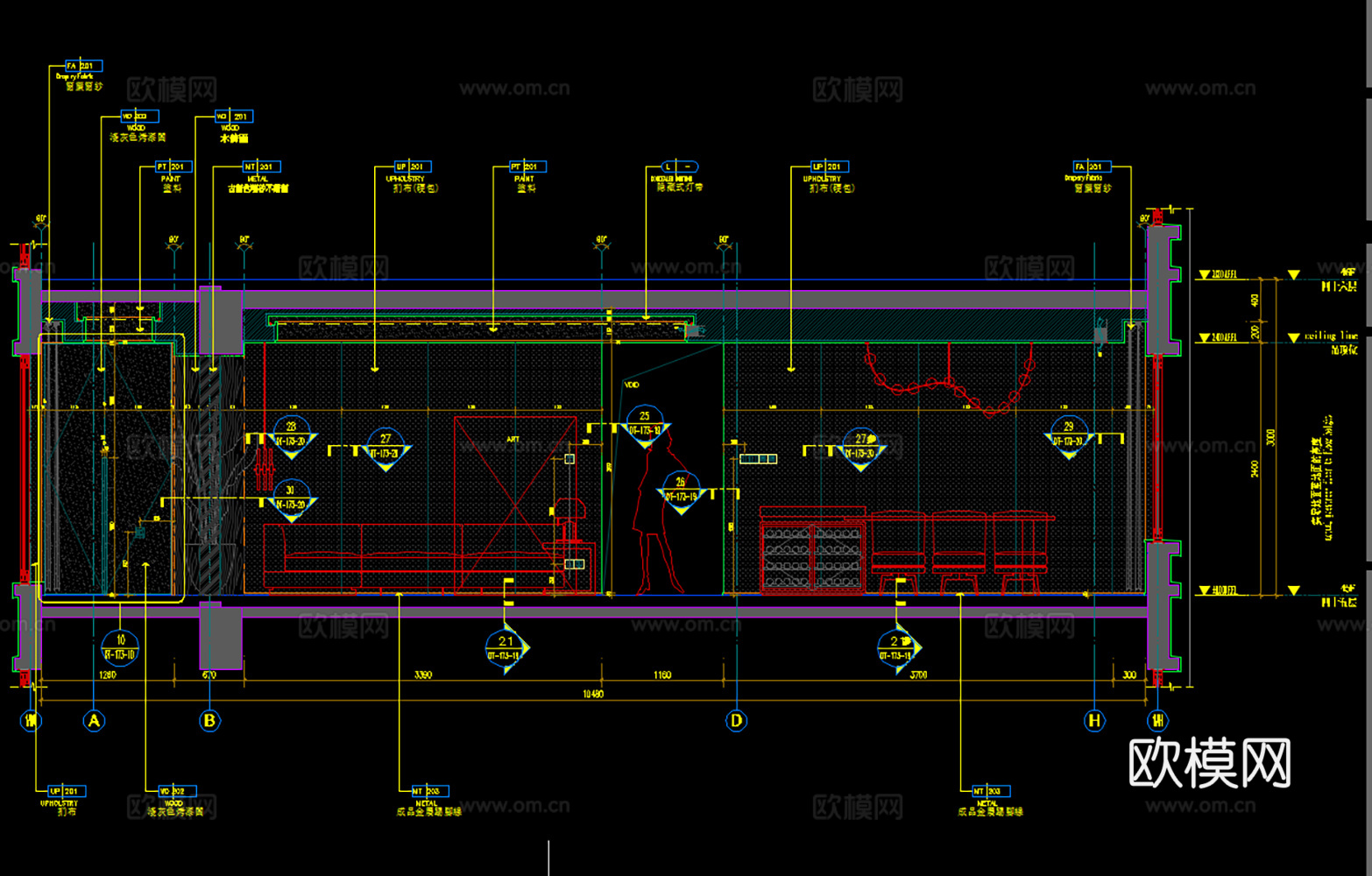 10套CCD住宅样板间全套施工图CAD+效果图cad施工图