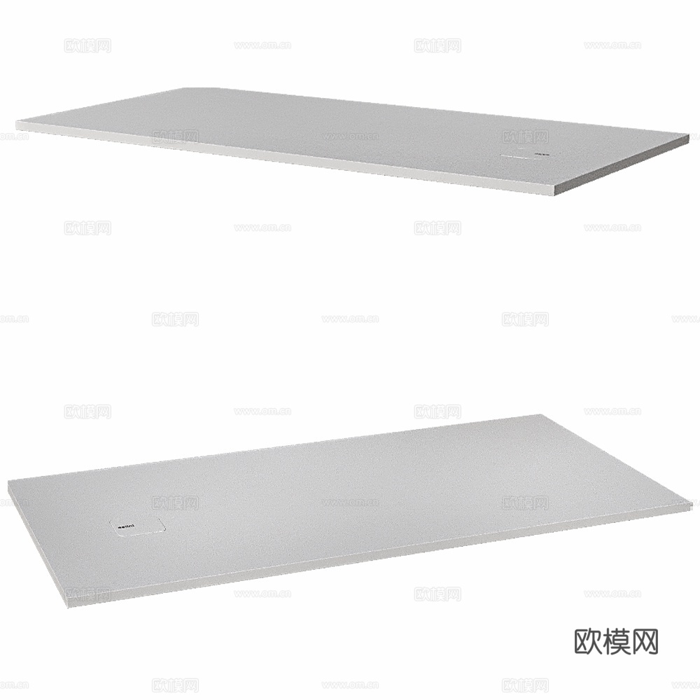 淋浴盘 OASI 100x2003d模型下载