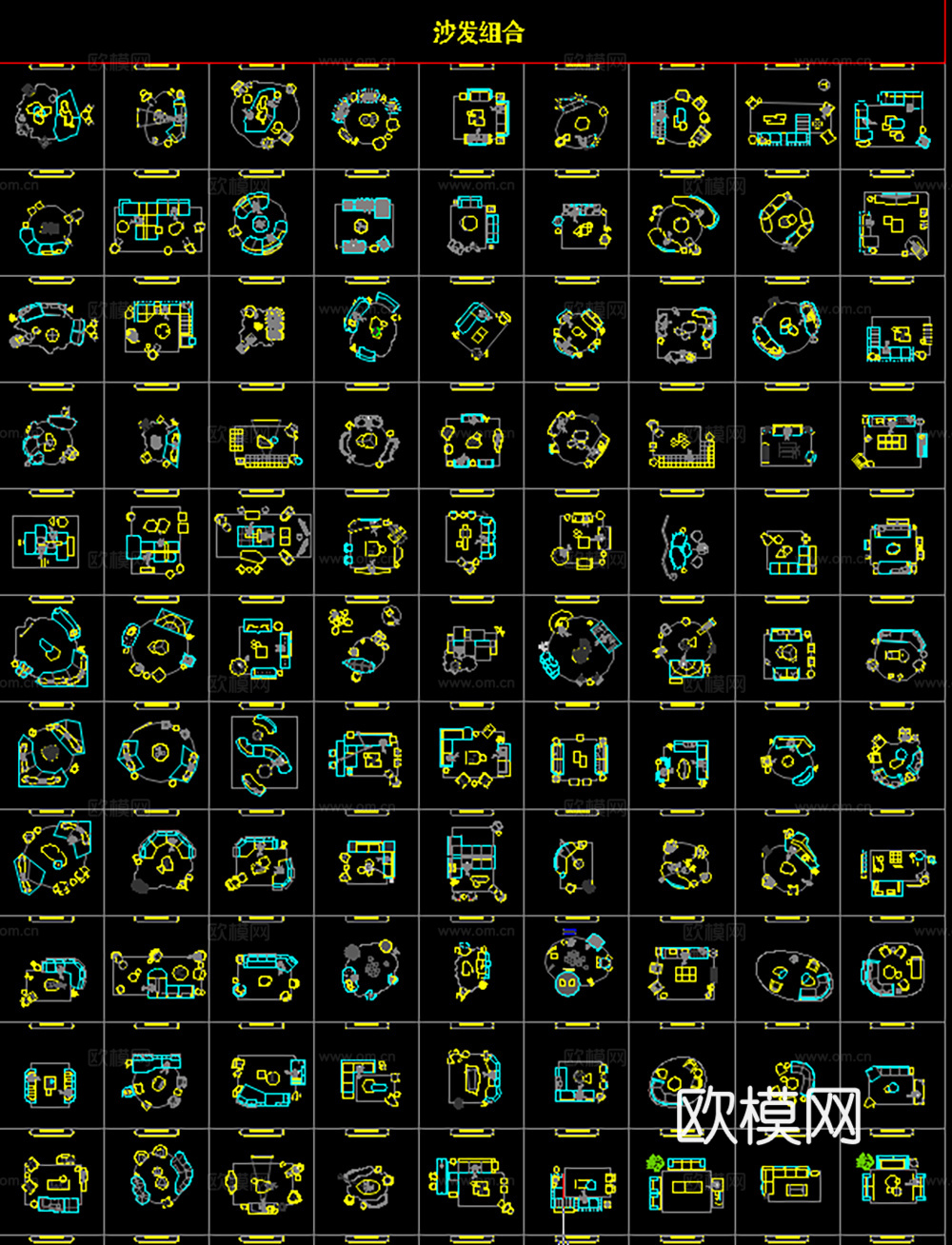26年最新标准家装CAD模型图库cad施工图