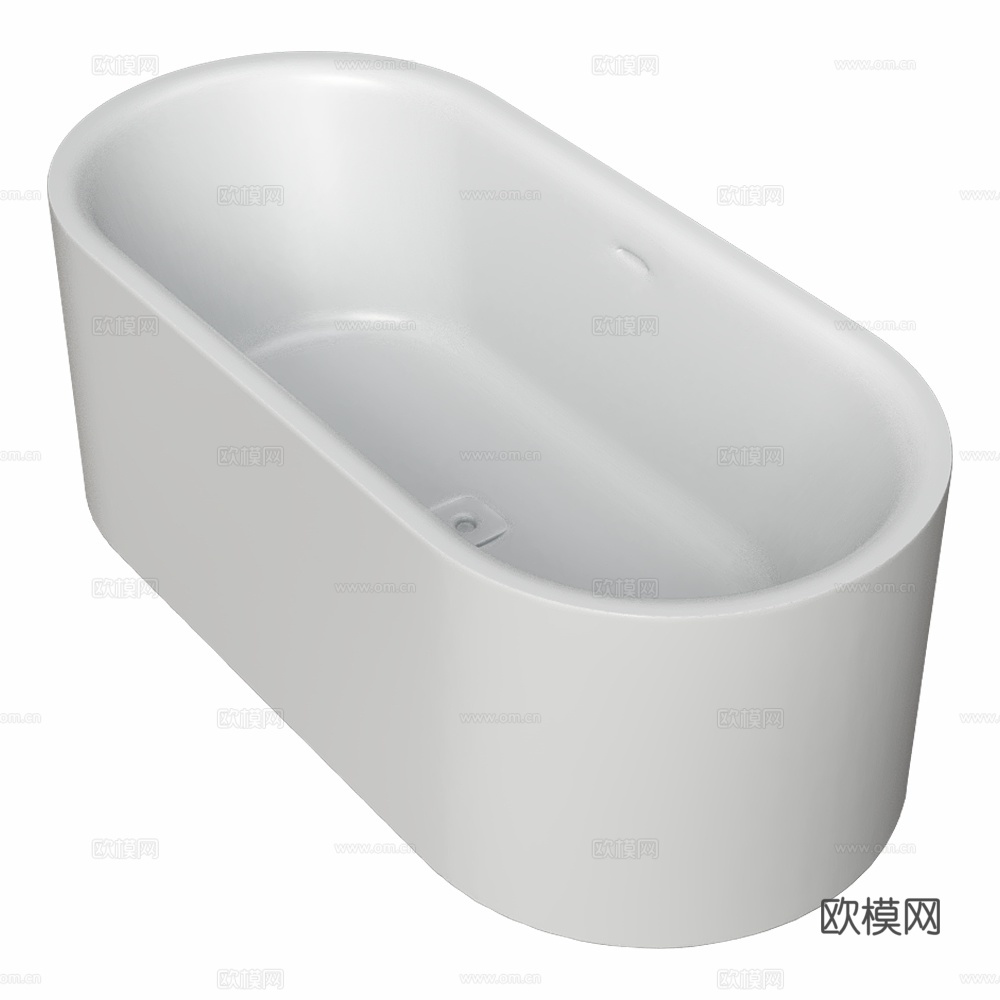 浴缸 PERLA3d模型下载（渲染图2）