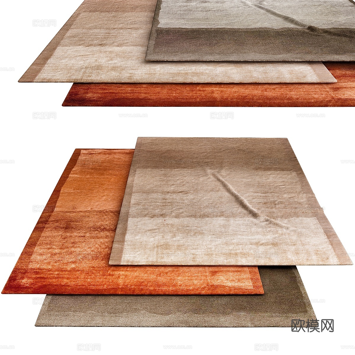 GOLRAN系列阴影地毯3d模型下载