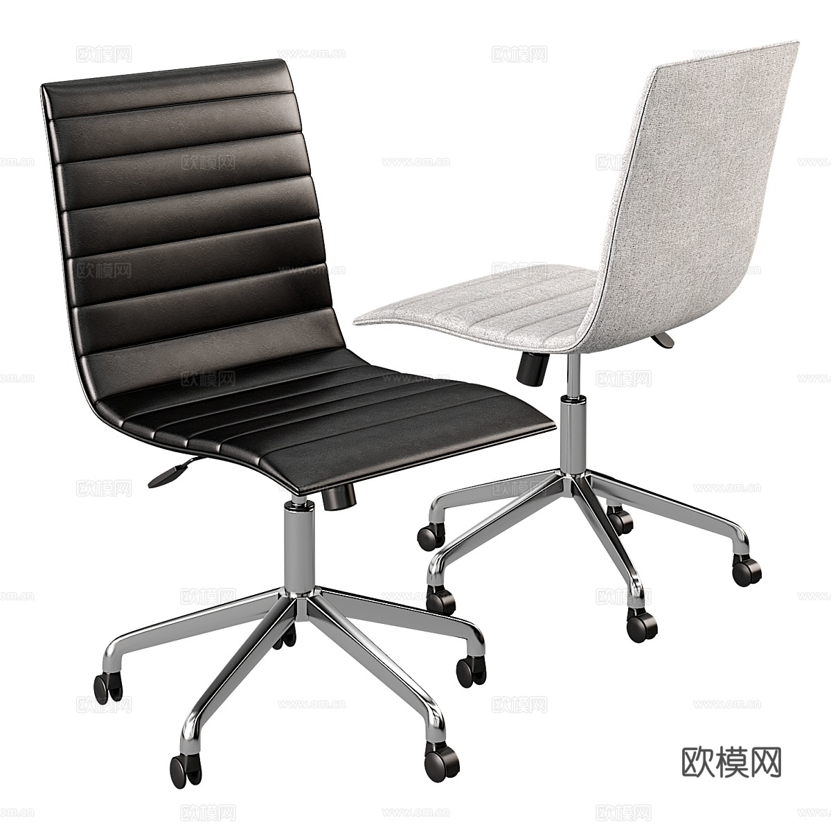 Global Allies Noir办公椅3d模型下载