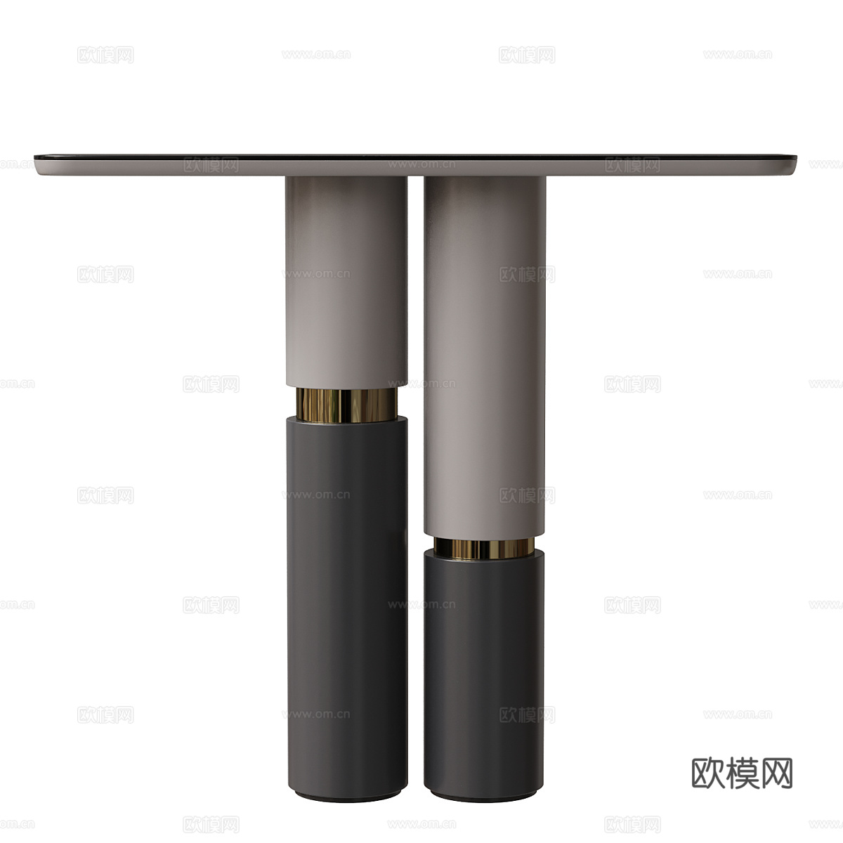 现代轻奢端景台 玄关桌3d模型下载（渲染图2）