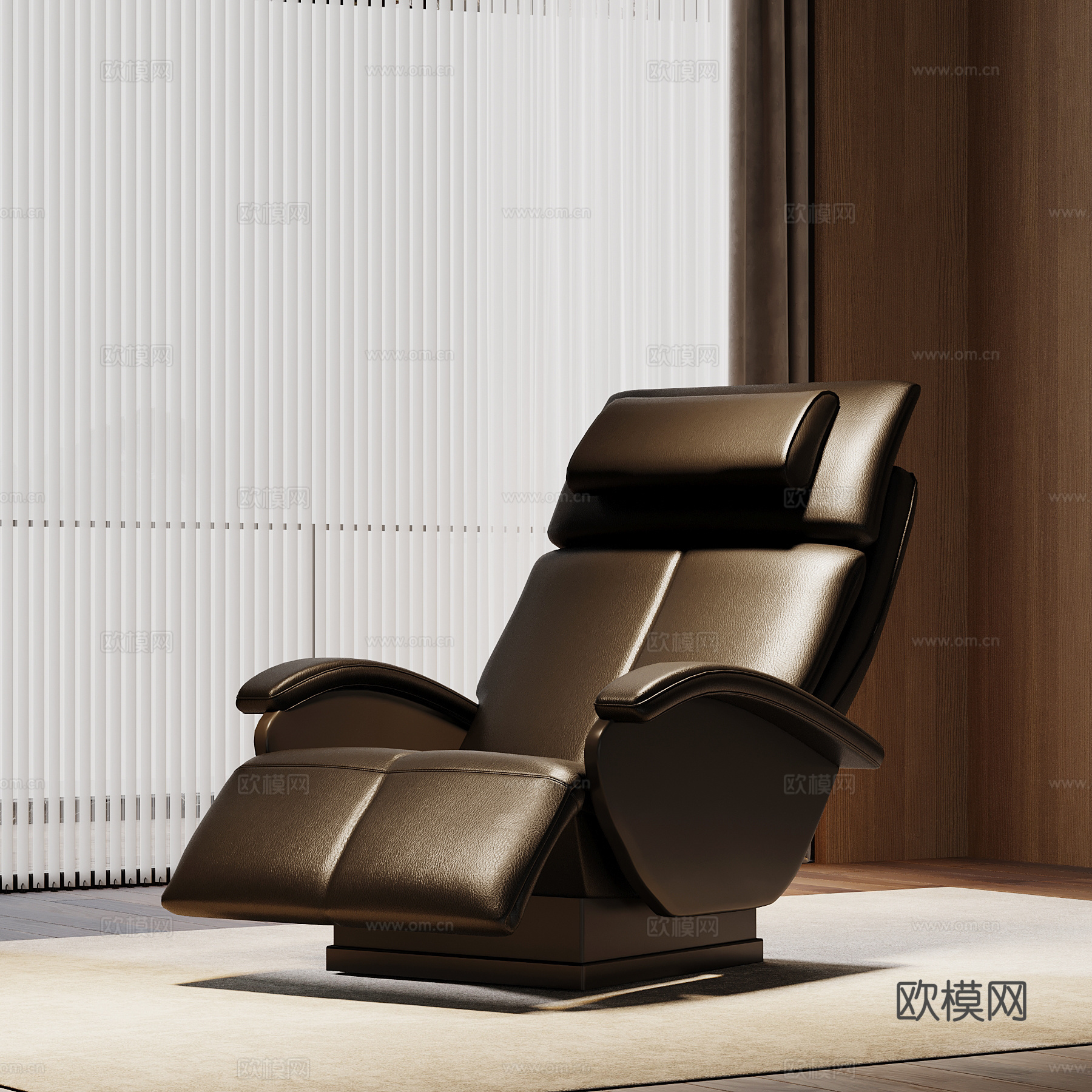 现代按摩椅3d模型下载