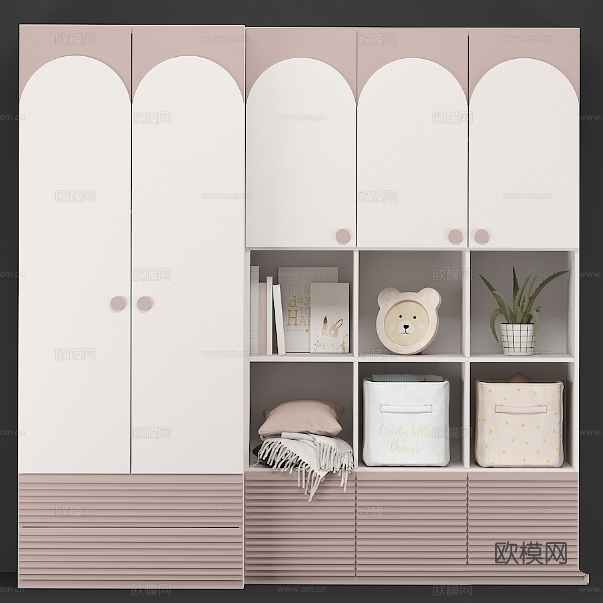 儿童定制家具463d模型下载