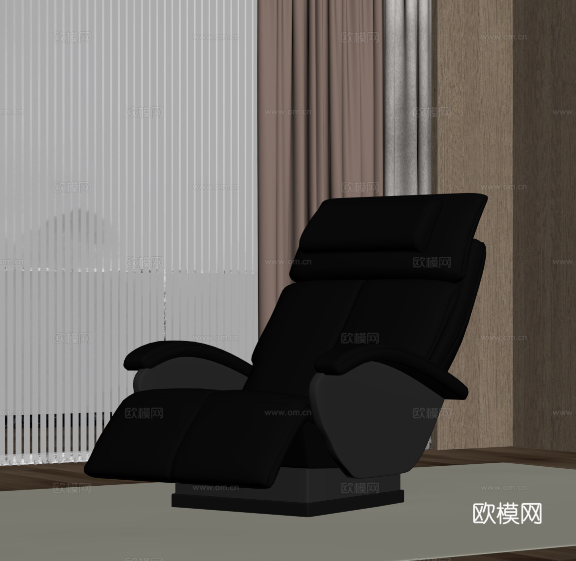 现代按摩椅su模型