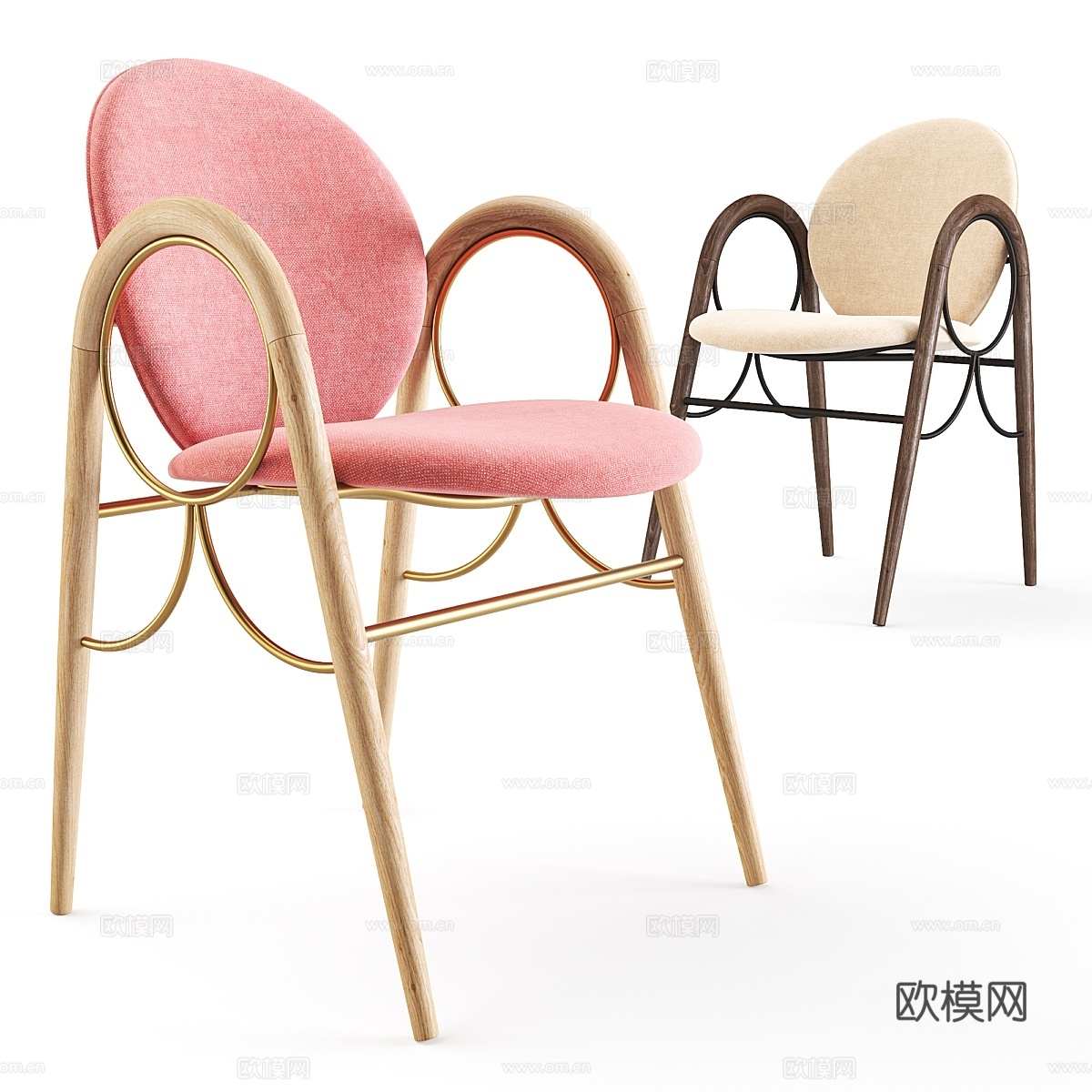 Brdr. Kruger 拱廊椅3d模型下载