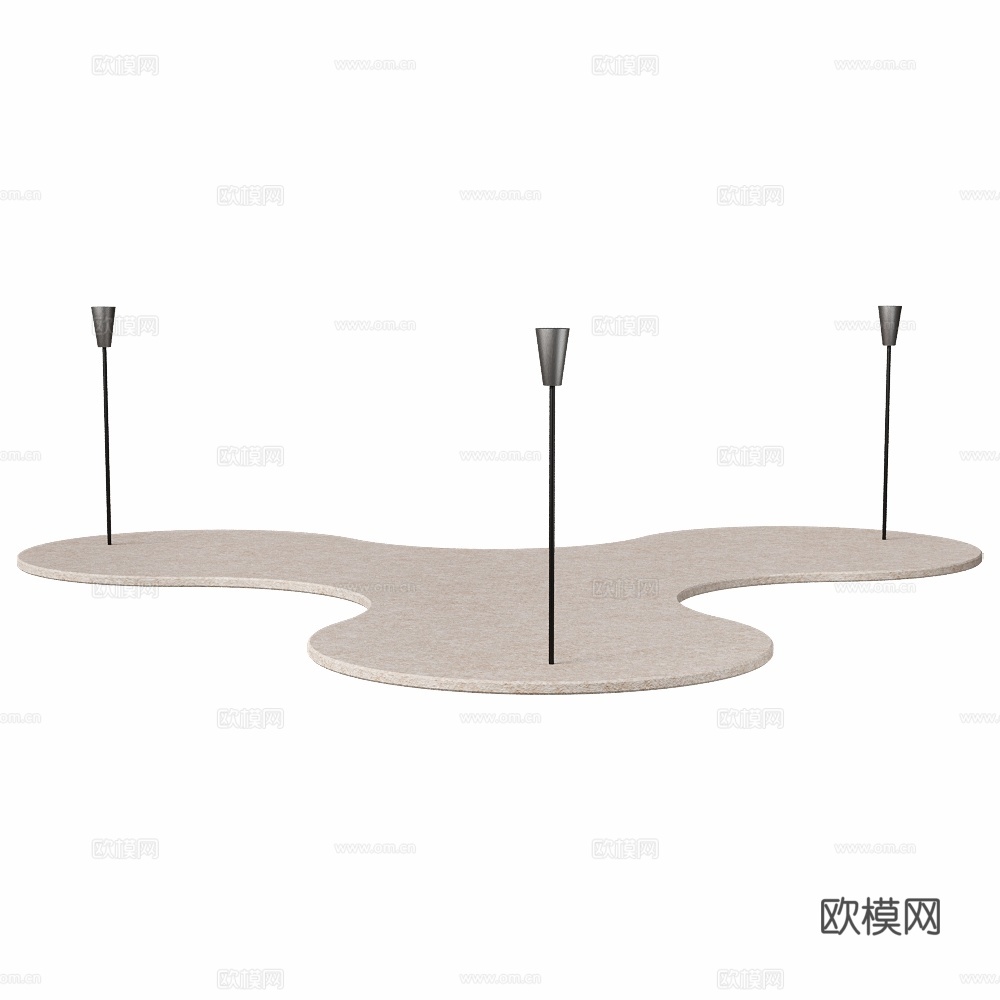 吸音天花板吊挂系统 Z23d模型下载（渲染图2）