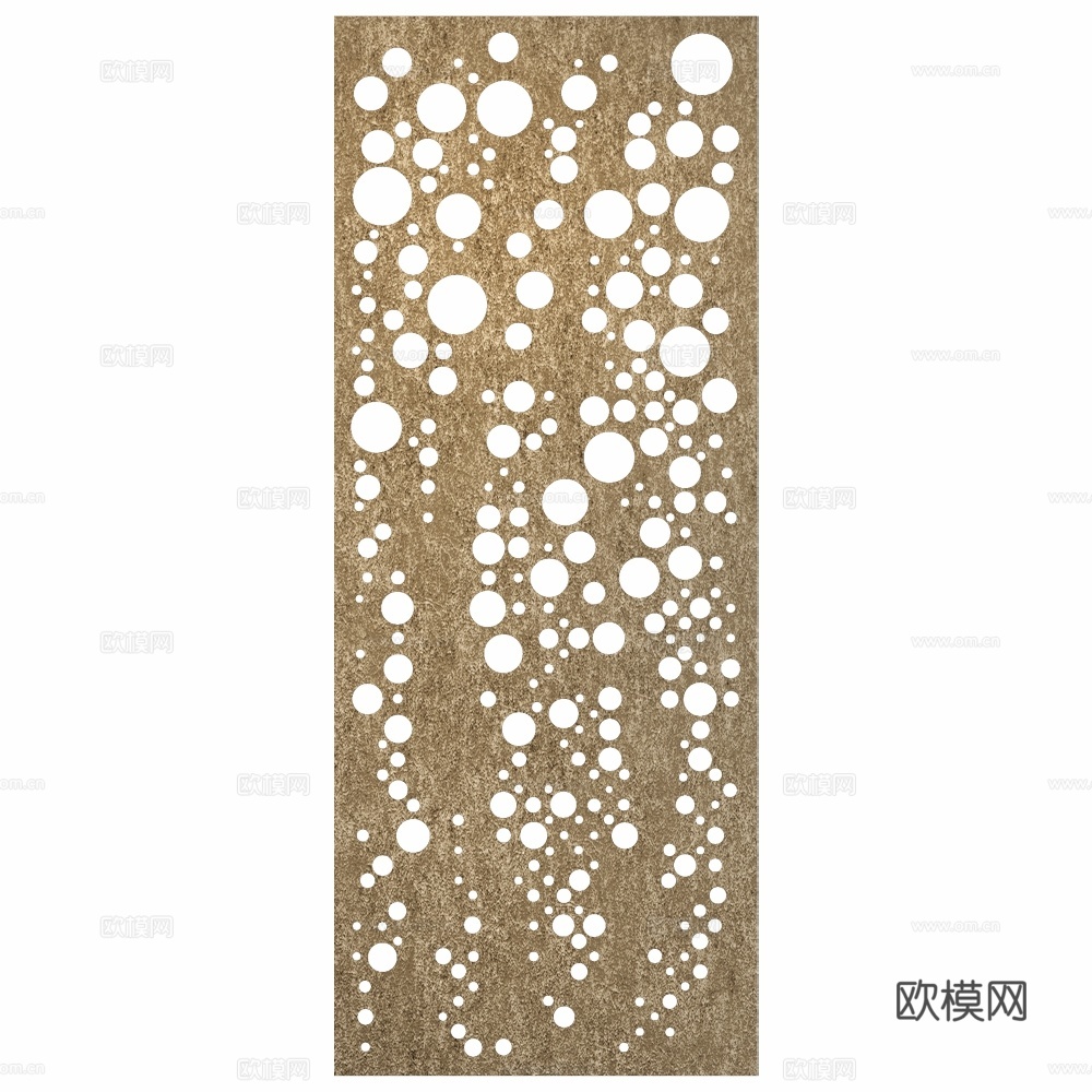 声学面板 镂空蓝 A43d模型下载（渲染图2）